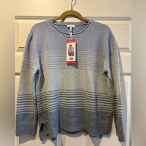 Ella Moss Women's Blue Gradient Crewneck Sweater